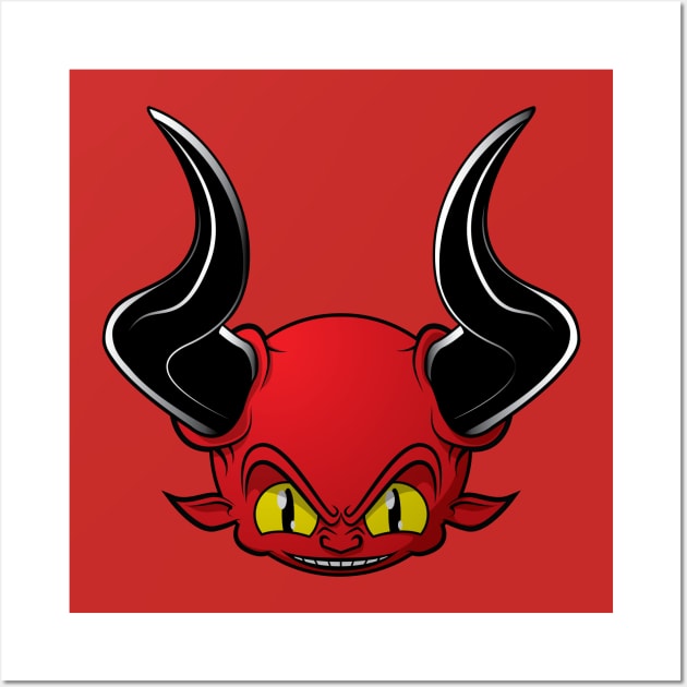 Red Devil Wall Art by chrisnazario